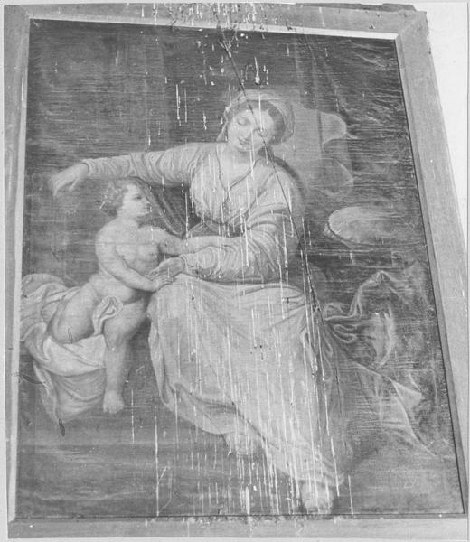 tableau : la Vierge à l'Enfant, vue générale - © Ministère de la Culture (France), Médiathèque du patrimoine et de la photographie (objets mobiliers), tous droits réservés