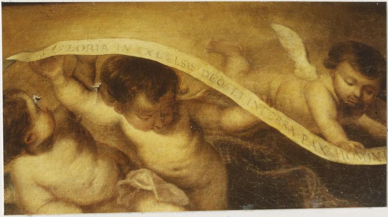 tableau : la Nativité, détail