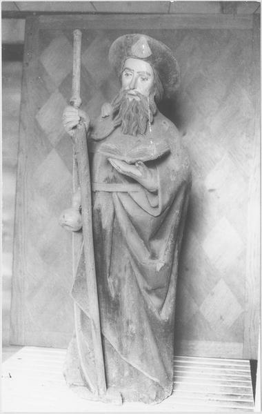 statue : saint Jacques le Majeur, vue générale