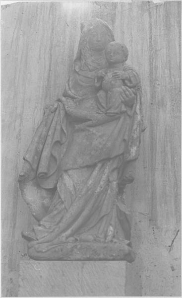 statue : Vierge à l'Enfant, vue générale