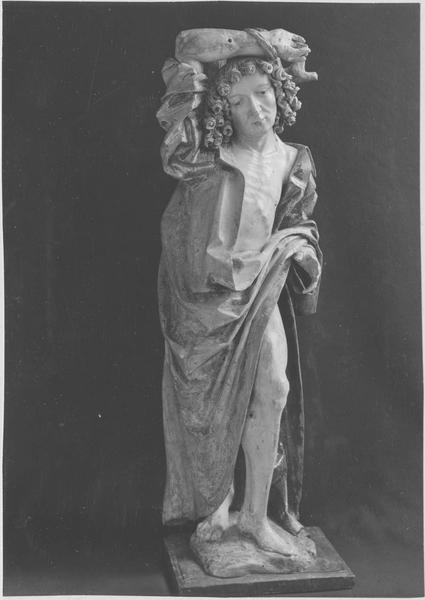 statue : saint Sébastien, vue générale