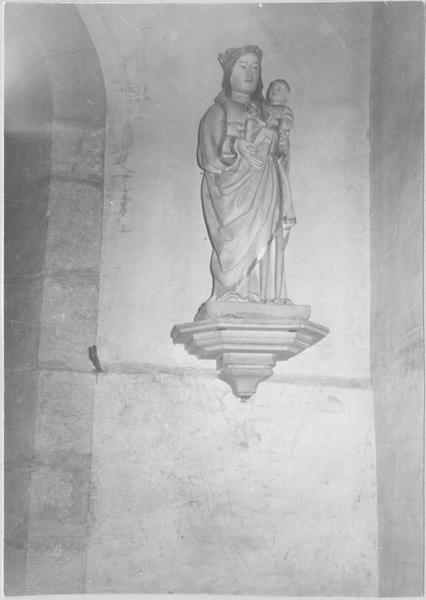 statue : Vierge à l'Enfant, vue générale