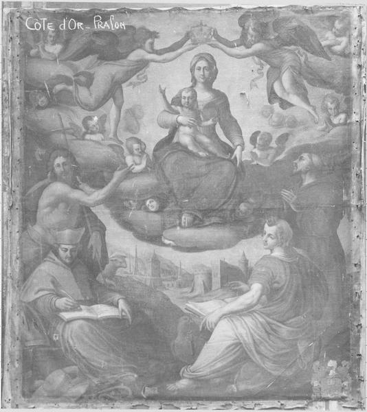 tableau : la Glorification de la Vierge, vue générale