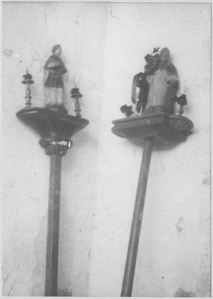 statues : saint Vincent, saint Eloi, vue générale