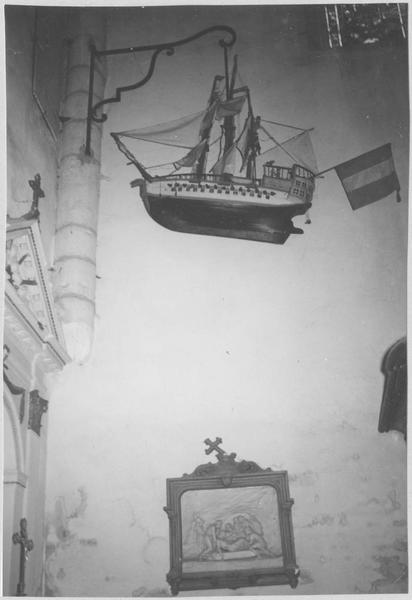 ex-voto (maquette de bateau), vue générale