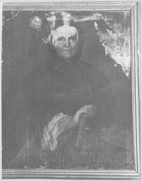 tableau : portrait de Jeanne Bricois, vue générale