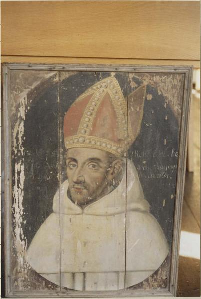 tableau : Saint Adalgott évêque de Coire ancien moine de Clairvaux, vue générale