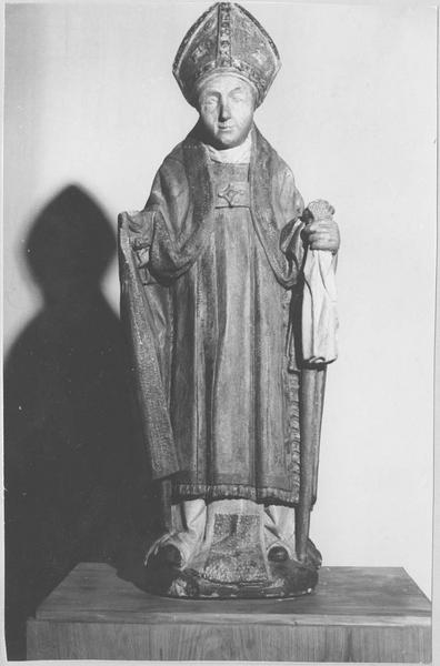 statue : saint Blaise, vue générale