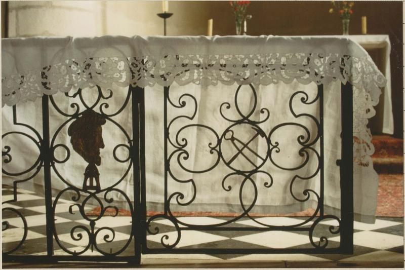 clôture de choeur, vue partielle - © Ministère de la Culture (France), Médiathèque du patrimoine et de la photographie (objets mobiliers), tous droits réservés