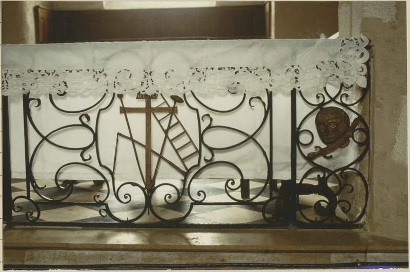 clôture de choeur, vue partielle - © Ministère de la Culture (France), Médiathèque du patrimoine et de la photographie (objets mobiliers), tous droits réservés