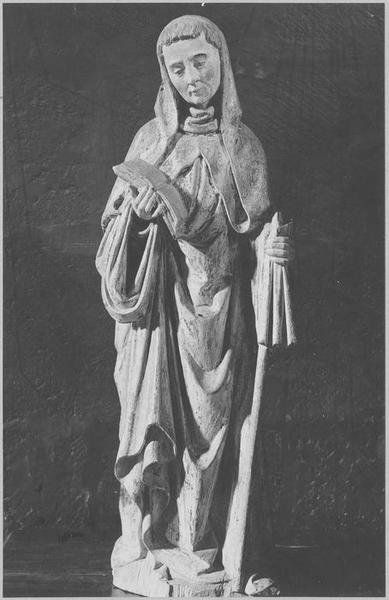 statue : saint Bernard, vue générale