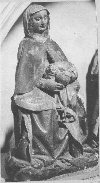 Statue : Vierge à l'Enfant, vue générale