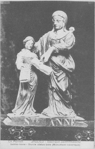 statue : Education de la Vierge, vue générale