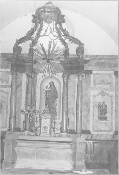 autel, retable, baldaquin d'autel (maître-autel), vue générale - © Ministère de la Culture (France), Médiathèque du patrimoine et de la photographie (objets mobiliers), tous droits réservés