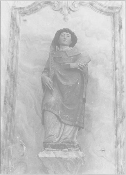 statue : saint Vincent, vue générale - © Ministère de la Culture (France), Médiathèque du patrimoine et de la photographie (objets mobiliers), tous droits réservés