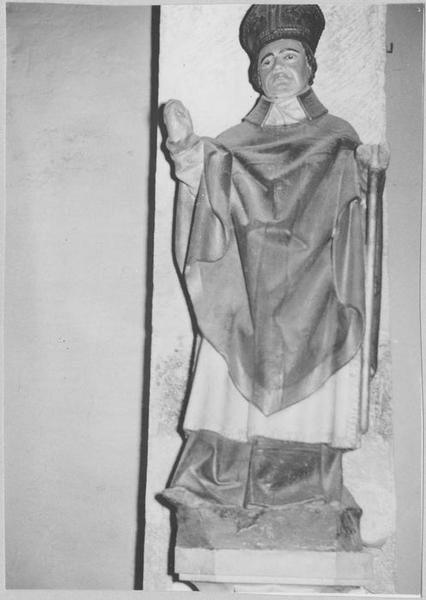 statue : saint Léger, vue générale - © Ministère de la Culture (France), Médiathèque du patrimoine et de la photographie (objets mobiliers), tous droits réservés