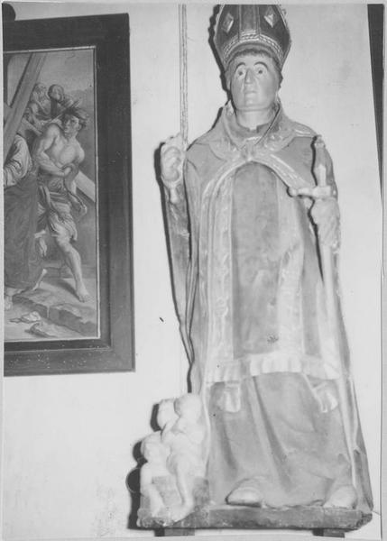 statue : saint Nicolas, vue générale