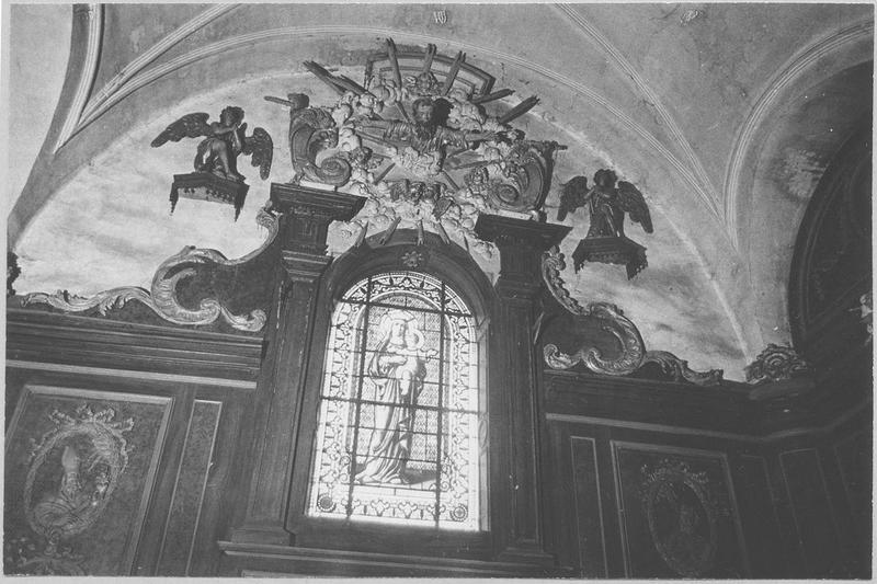 lambris de revêtement du choeur, vue partielle