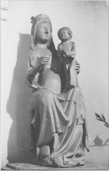 statue : Vierge à l'Enfant, vue générale