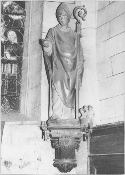 statue : saint Nicolas, vue générale