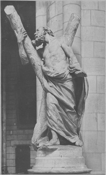 statue : saint André, vue générale