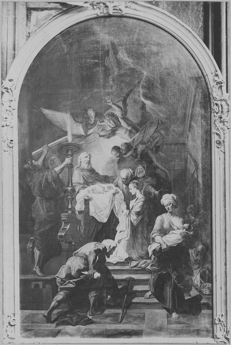 tableau : la Présentation au temple, vue générale