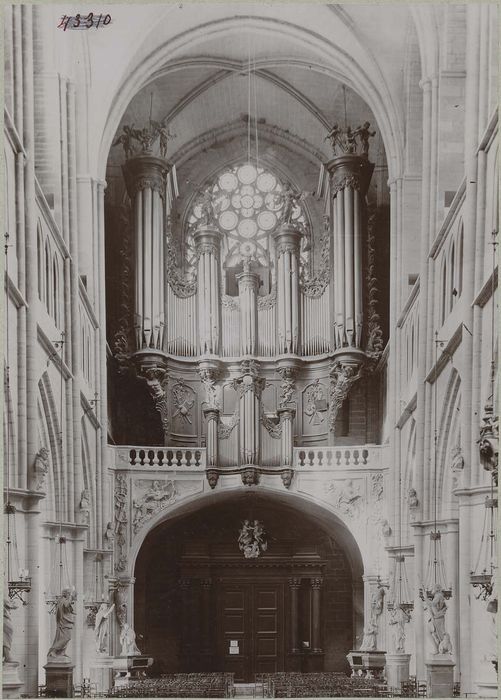 orgue de tribune : buffet d'orgue, vue générale