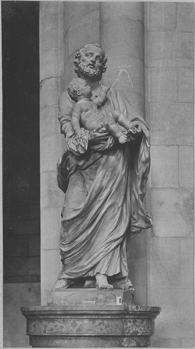 statue : saint Joseph, vue générale