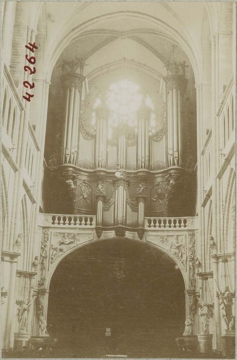 orgue de tribune : buffet d'orgue, vue générale