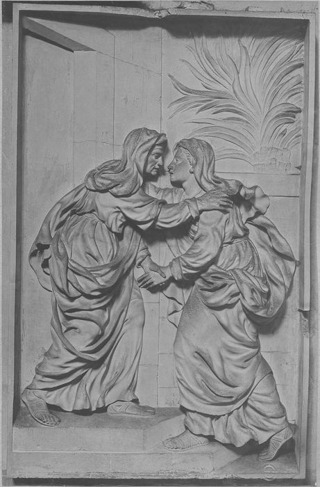bas-relief : la Visitation, vue générale - © Ministère de la Culture (France), Médiathèque du patrimoine et de la photographie, diffusion RMN-GP