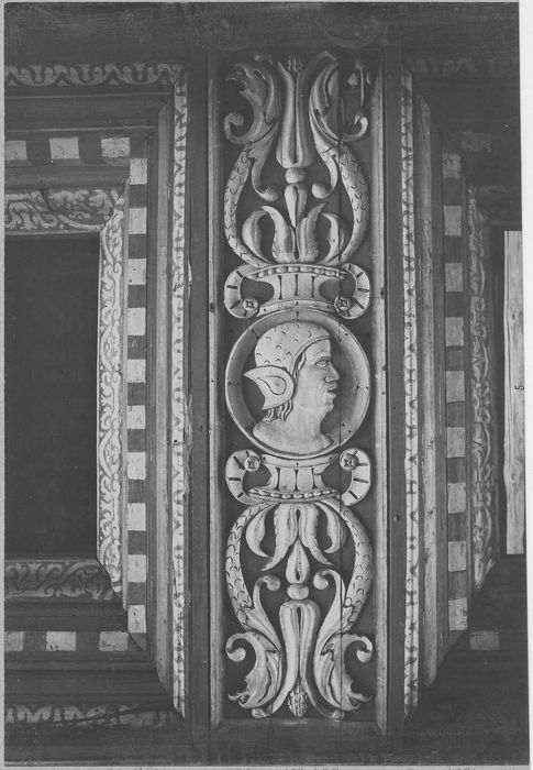 plafond, détail