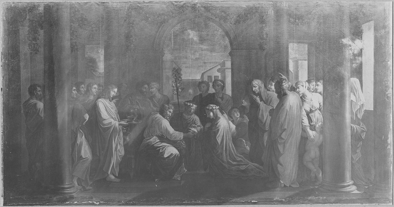 tableau : le Mariage (les 7 sacrements), vue générale - © Ministère de la Culture (France), Médiathèque du patrimoine et de la photographie, diffusion RMN-GP