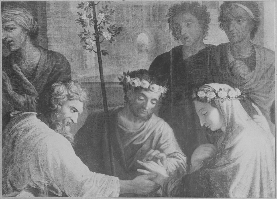 tableau : le Mariage (les 7 sacrements), détail - © Ministère de la Culture (France), Médiathèque du patrimoine et de la photographie, diffusion RMN-GP