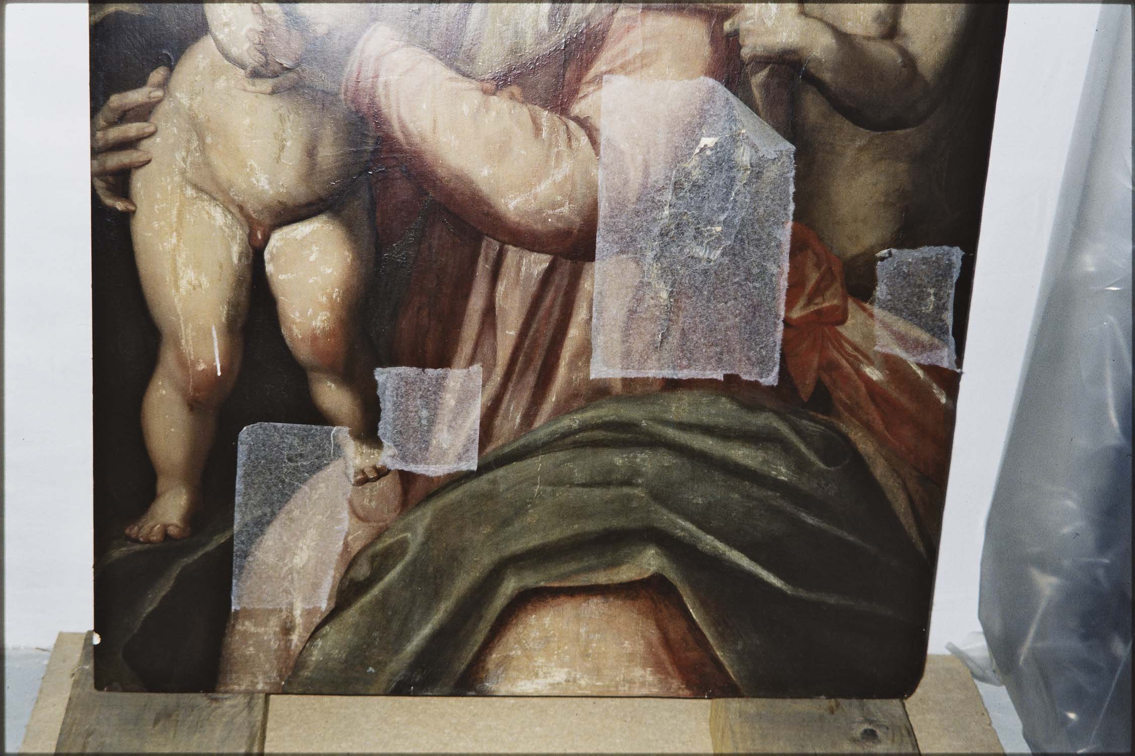 tableau : Vierge à l'Enfant avec saint Jean-Baptiste, détail - © Ministère de la Culture (France), Médiathèque du patrimoine et de la photographie (objets mobiliers), tous droits réservés