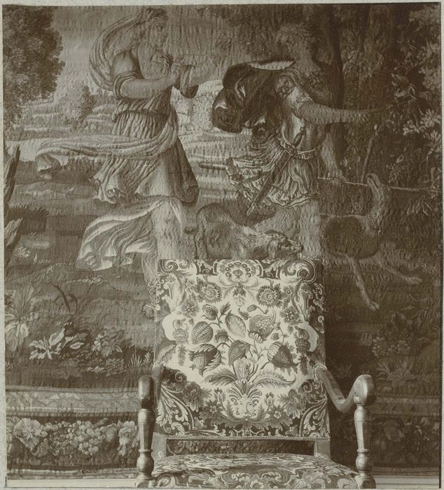 tenture de l'histoire de Céphale et Procris, détail d’une des pièces murale - © Ministère de la Culture (France), Médiathèque du patrimoine et de la photographie, diffusion RMN-GP