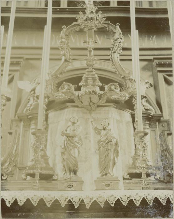 tabernacle du maître-autel de la grande chapelle, vue partielle