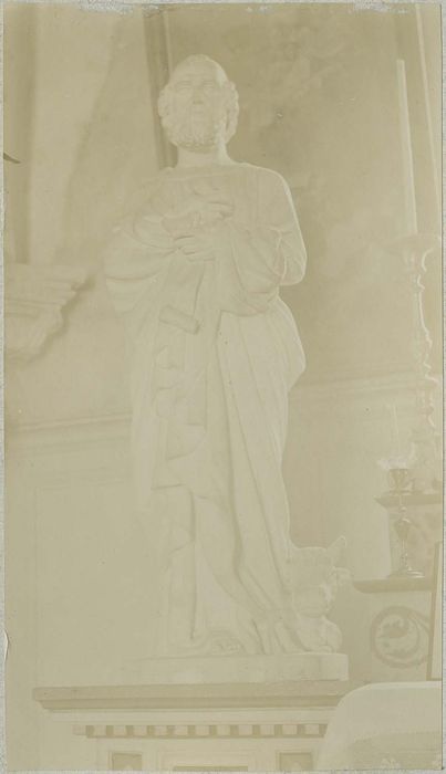 statue : saint Luc, vue générale - © Ministère de la Culture (France), Médiathèque du patrimoine et de la photographie, diffusion RMN-GP
