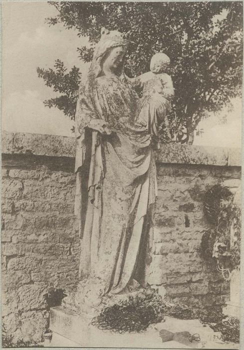 statue : Vierge à l'Enfant, vue générale