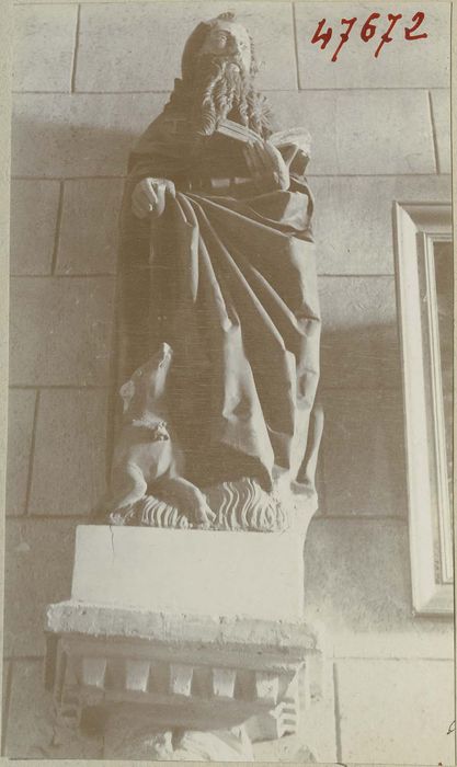 statue : saint Antoine, vue générale