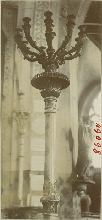 chandelier, vue partielle