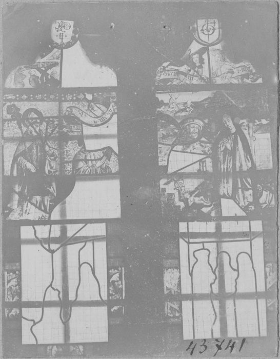 verrière de la baie 6 : l'Enfance du Christ, vue générale - © Ministère de la Culture (France), Médiathèque du patrimoine et de la photographie, diffusion RMN-GP