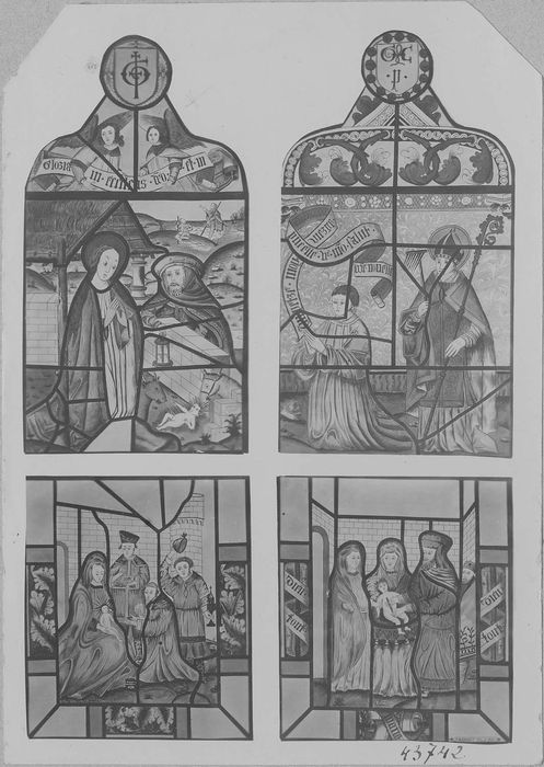 verrière de la baie 6 : l'Enfance du Christ, vue générale du projet de restauration - © Ministère de la Culture (France), Médiathèque du patrimoine et de la photographie, diffusion RMN-GP