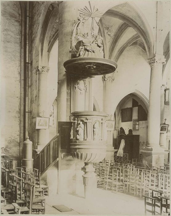 chaire à prêcher, vue générale