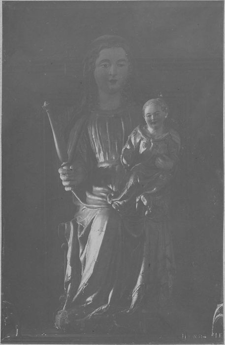 statue : Vierge à l'Enfant, vue générale