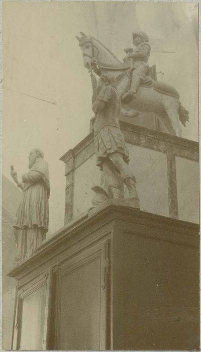 statue : saint Maurice, vue générale