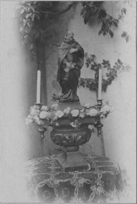 statue : saint Antoine abbé, vue générale