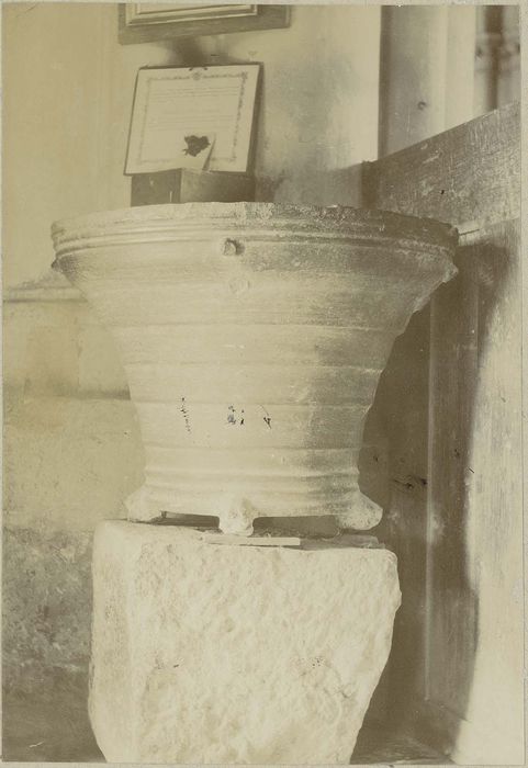 bénitier, vue générale