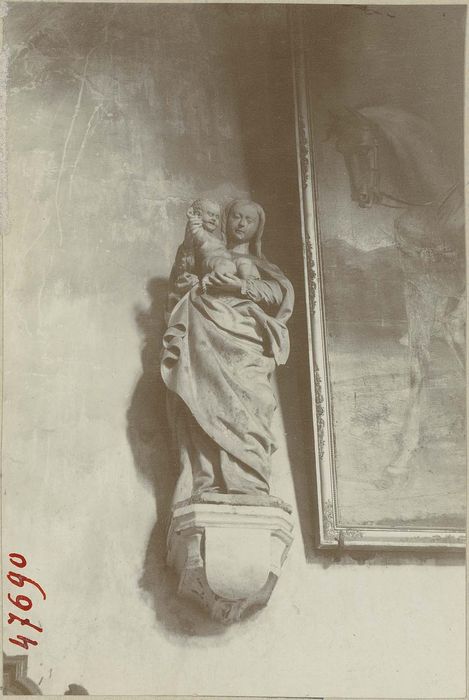 statue : Vierge à l'Enfant, vue générale