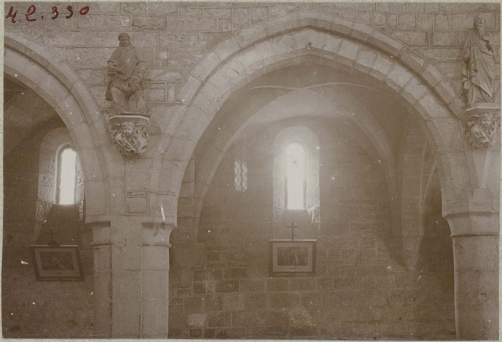 statues : saint Etienne, saint Paul (?), vue générale - © Ministère de la Culture (France), Médiathèque du patrimoine et de la photographie, diffusion RMN-GP