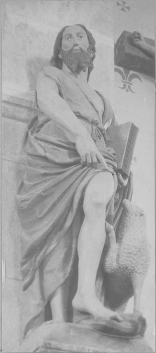 statue : saint Jean-Baptiste, vue générale